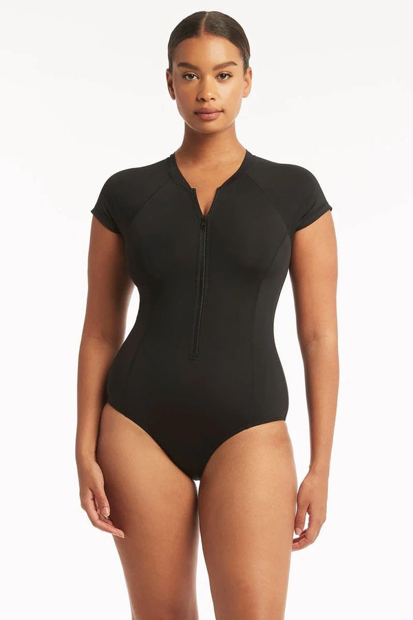 Sea Level Eco Essentials Short Sleeve One Piece